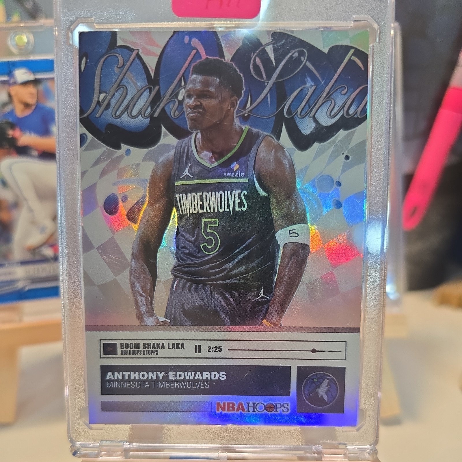 2025-26 NBA Hoops – Anthony Edwards – #BO-6 Boom Shaka Laka Case Hit SSP