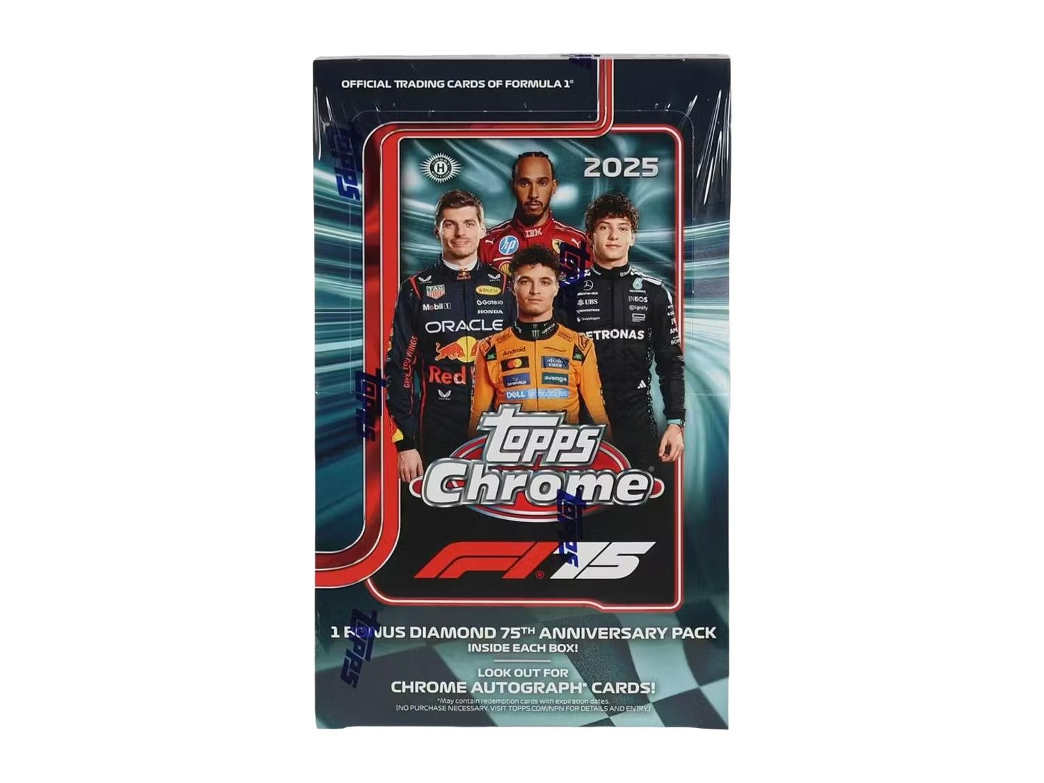 2025 TOPPS CHROME F1 FORMULA 1 HOBBY BOX