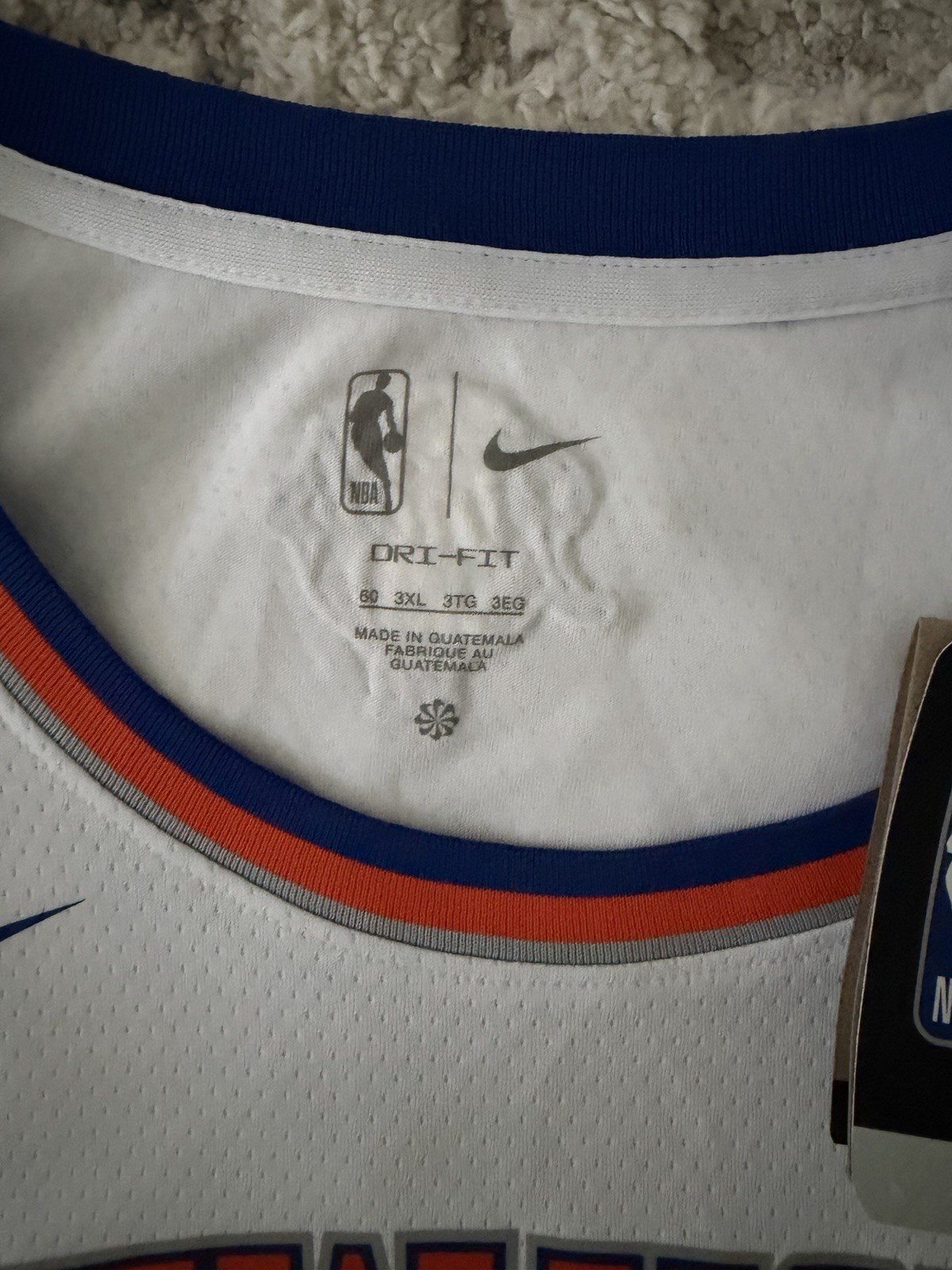 3XL 60 Nike Jalen Brunson New York Knicks Swingman Jersey NBA Finals Patch NEW