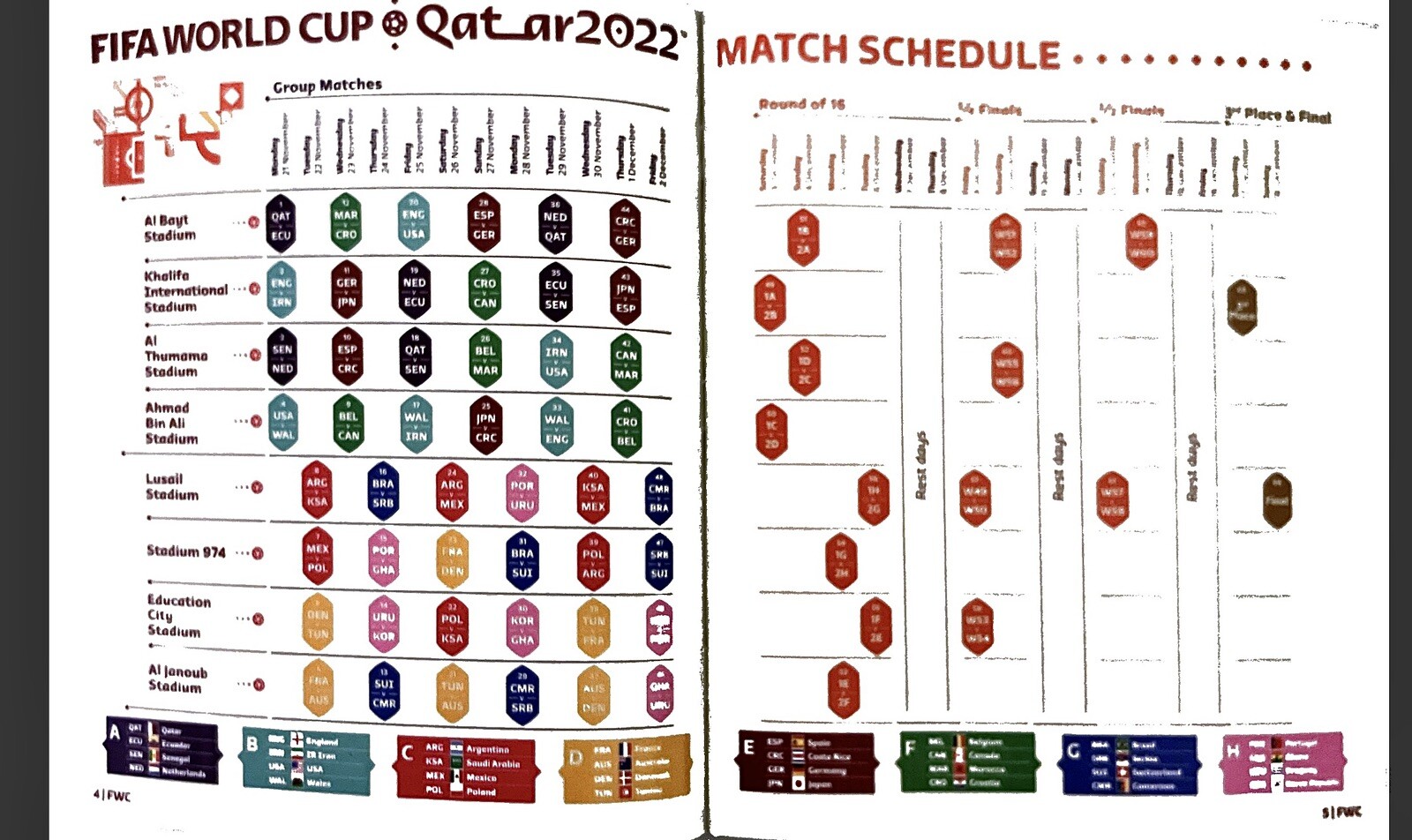 FIFA WORLD CUP 2022, SAME DAY SHIPPING “OFFICIAL COLLECTION SOFT COVER ALBUM”