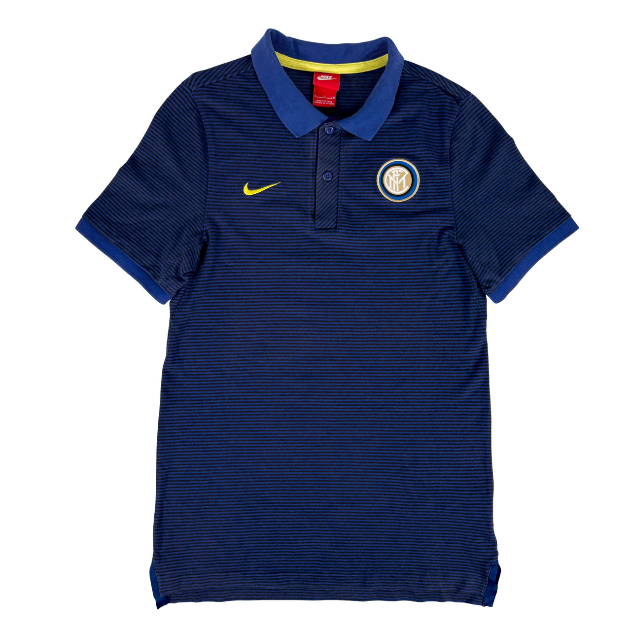 INTER MILAN 2016 NIKE Authentic Polo Football Shirt S Italy Blue Jersey