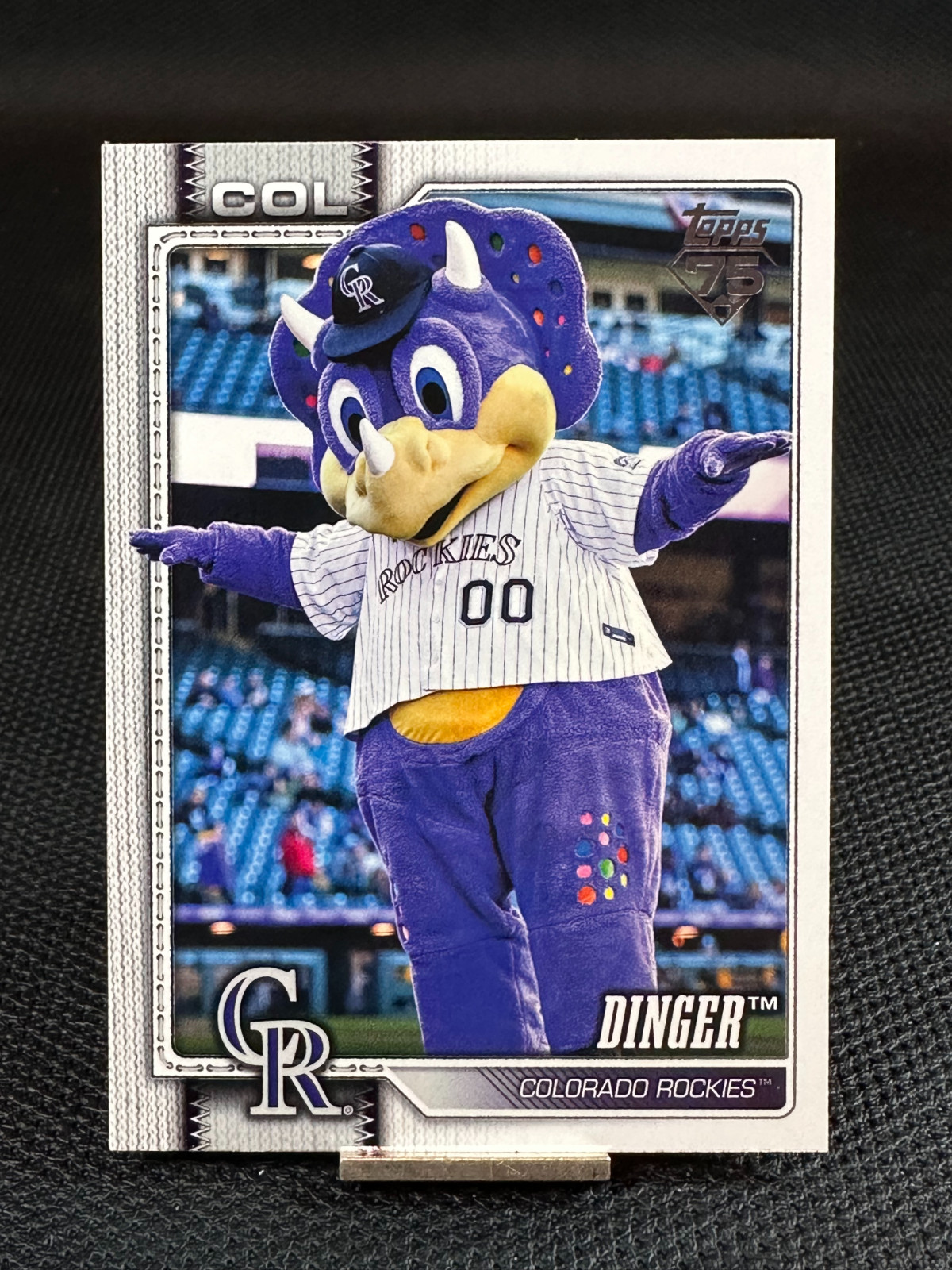2026 Topps Series 1 Celebration Mascots DINGER COLORADO ROCKIES #M-4