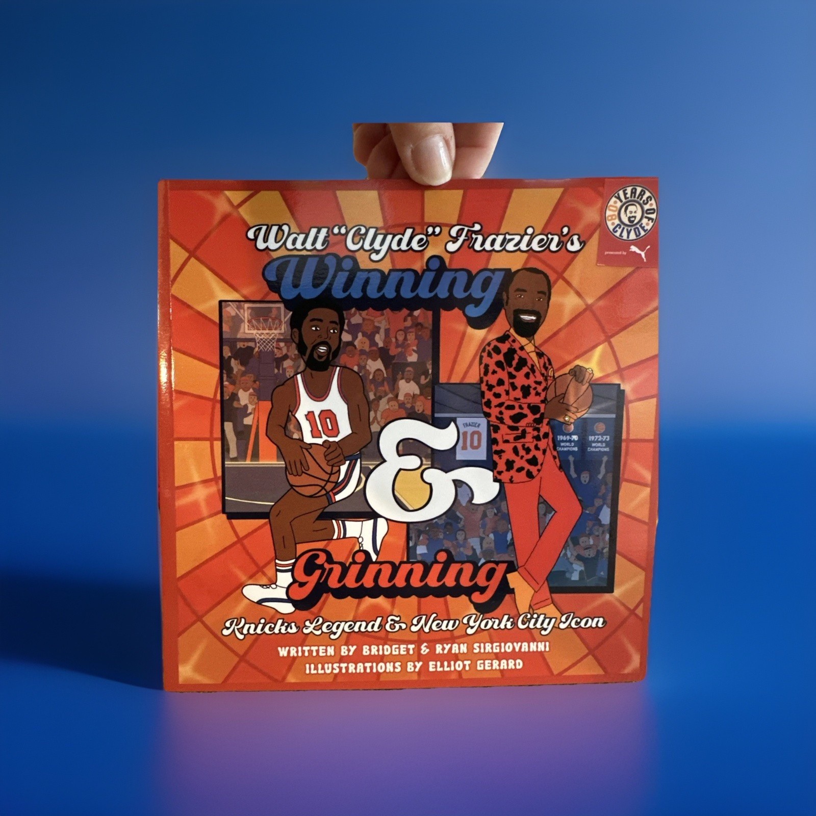 2025 Walt “Clyde” Frazier’s Winning & Grinning Bday Book 38 Pages NEW NY Knicks
