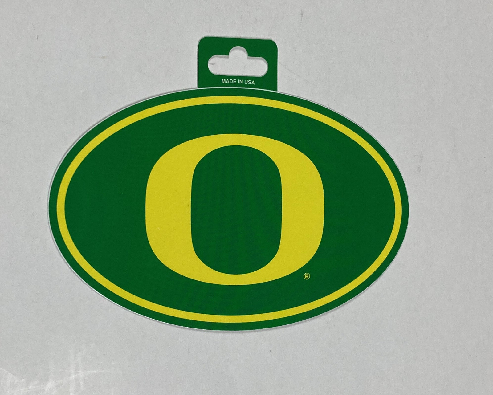 Oregon Ducks Oval Decal Sticker Full Color NEW 3×5 Inches Free Shipping
