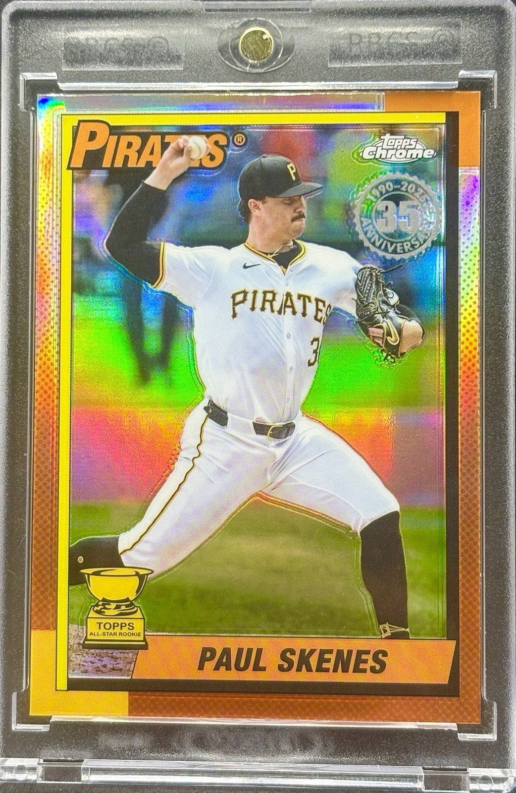 Paul Skenes RARE ROOKIE CUP REFRACTOR TOPPS CHROME INVESTMENT CARD MINT