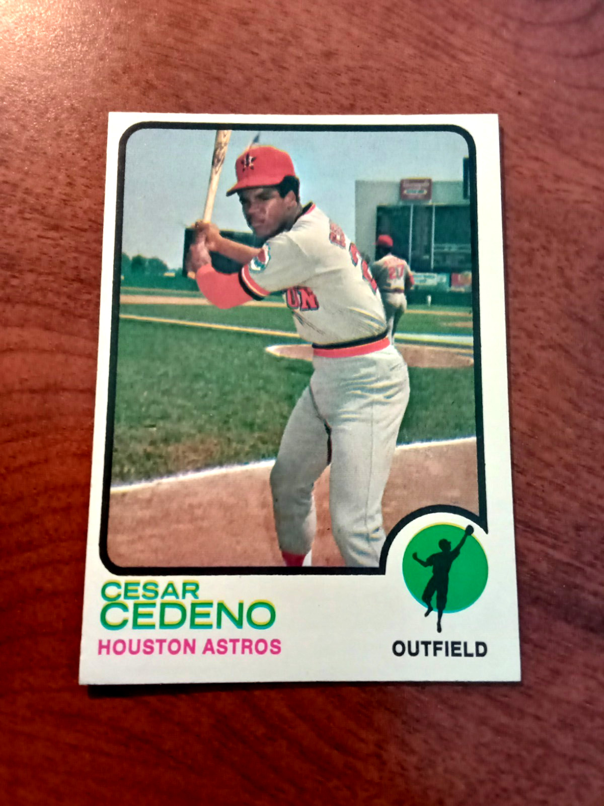 CESAR CEDENO 1973 Topps # 290 Baseball card HOUSTON ASTROS 73 O/C