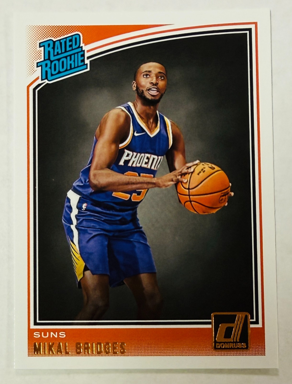 2018-19 Panini Donruss Mikal Bridges Rated Rookie Card #200 Suns Knicks RC