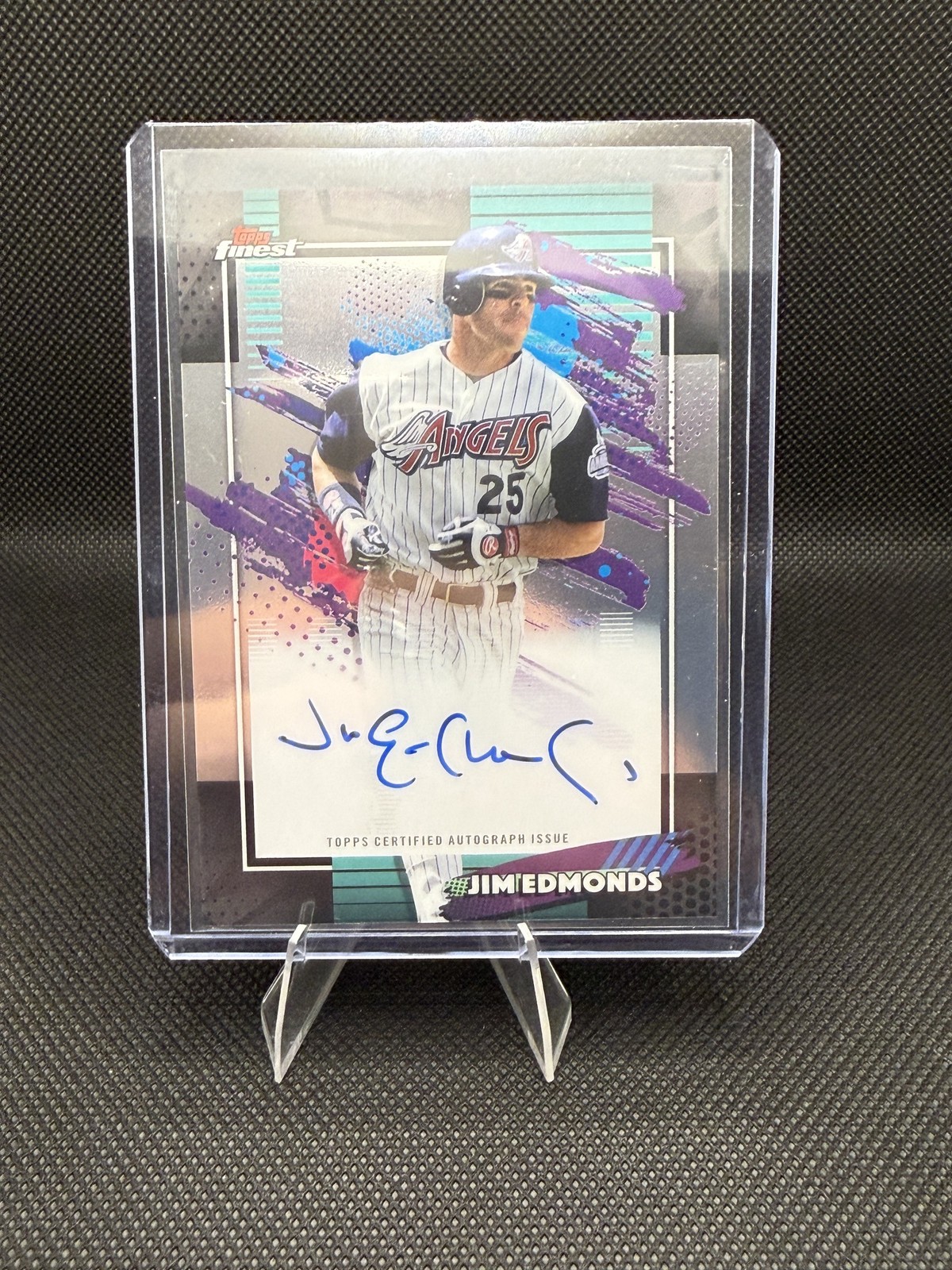 2026 Finest #FA-JE Jim Edmonds Finest Autographs