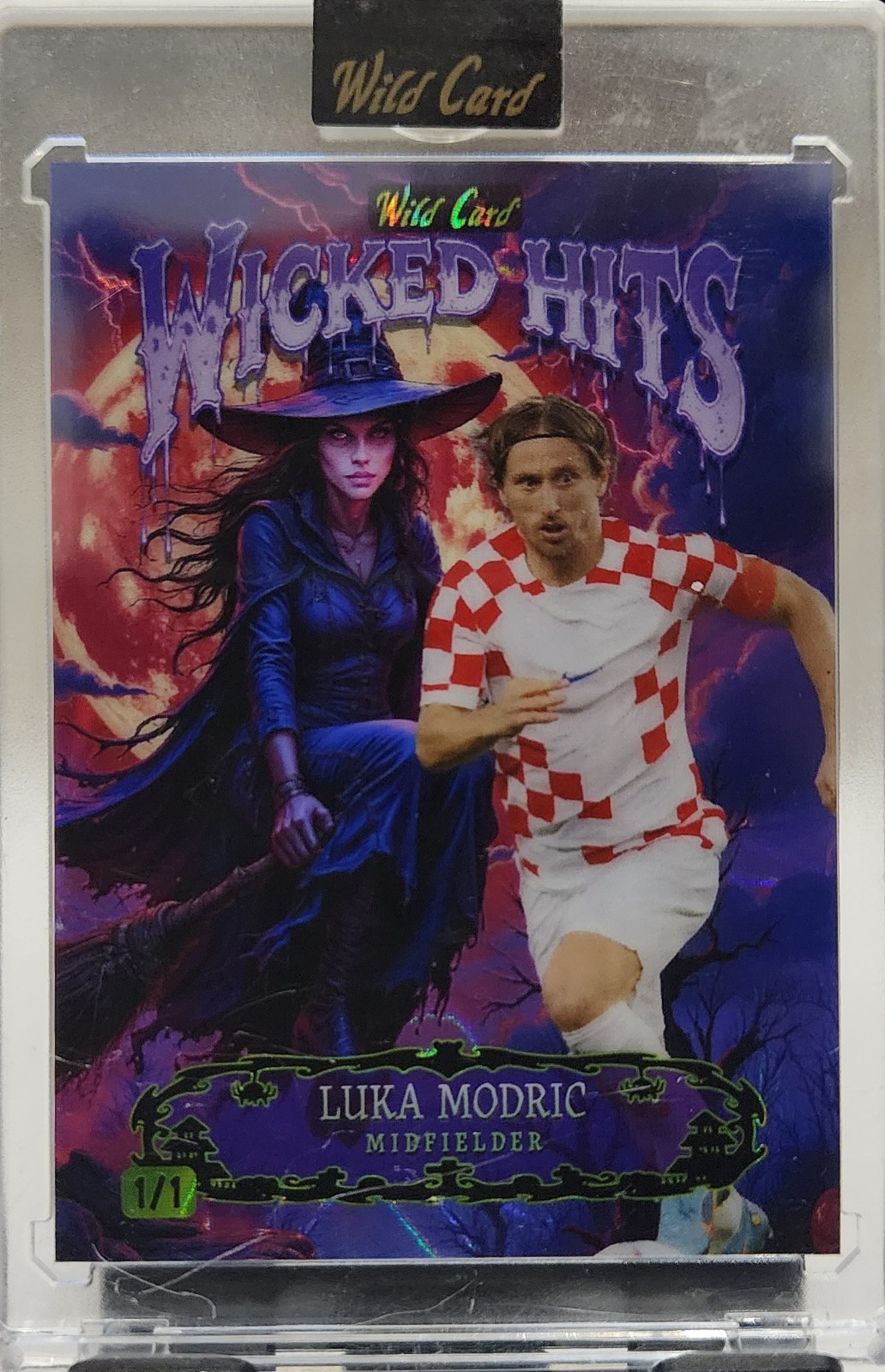 Luka Modric 1/1 Wicked Hits AC Milan & Croatia National Team