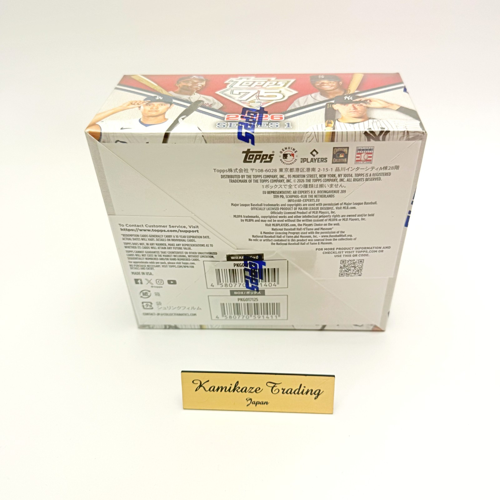 2026 Topps MLB Series 1 Japan Edition Factory Sealed Box NEW Exclusive 1Day Ship