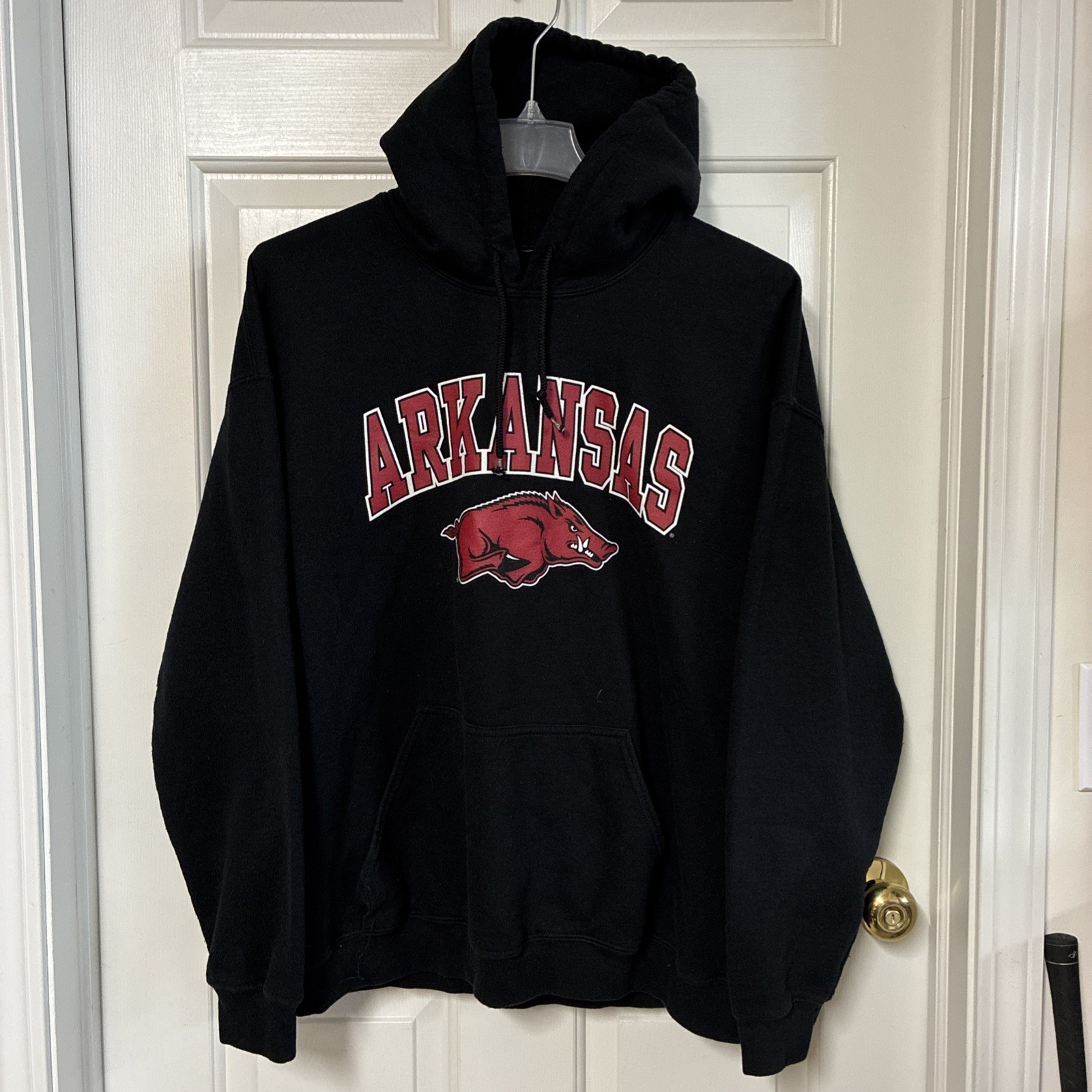 Arkansas Razorbacks NCAA Fanatics Pullover Hoodie Sweatshirt Men’s Size L