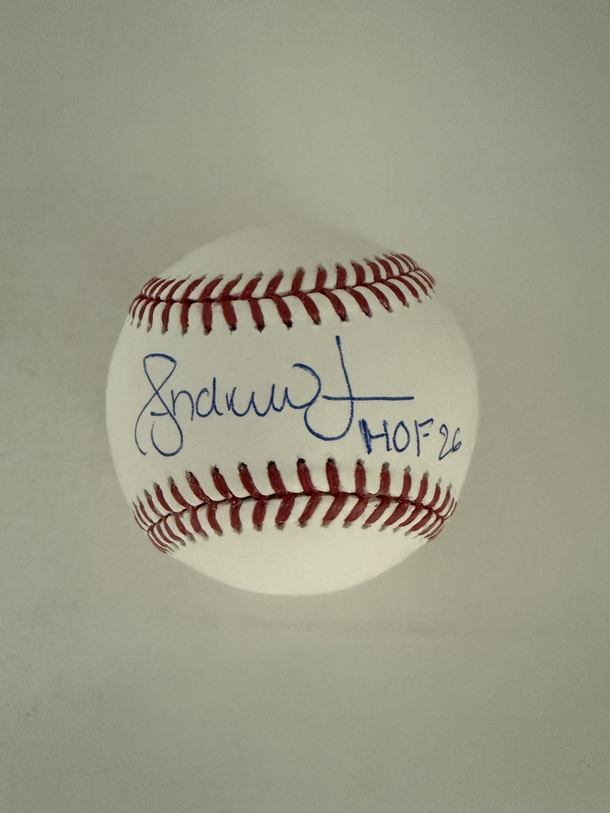 Andruw Jones Braves Auto AUTOGRAPHED SIGNED Ball Baseball BAS Wit HOF
