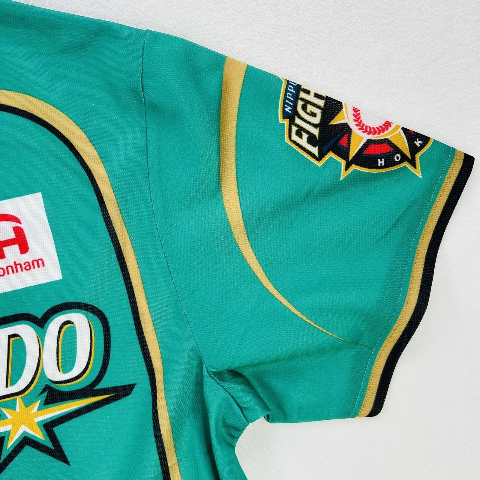 Hokkaido Nippon-Ham Fighters Jersey Mens Large Green Japan NPB Baseball Shirt