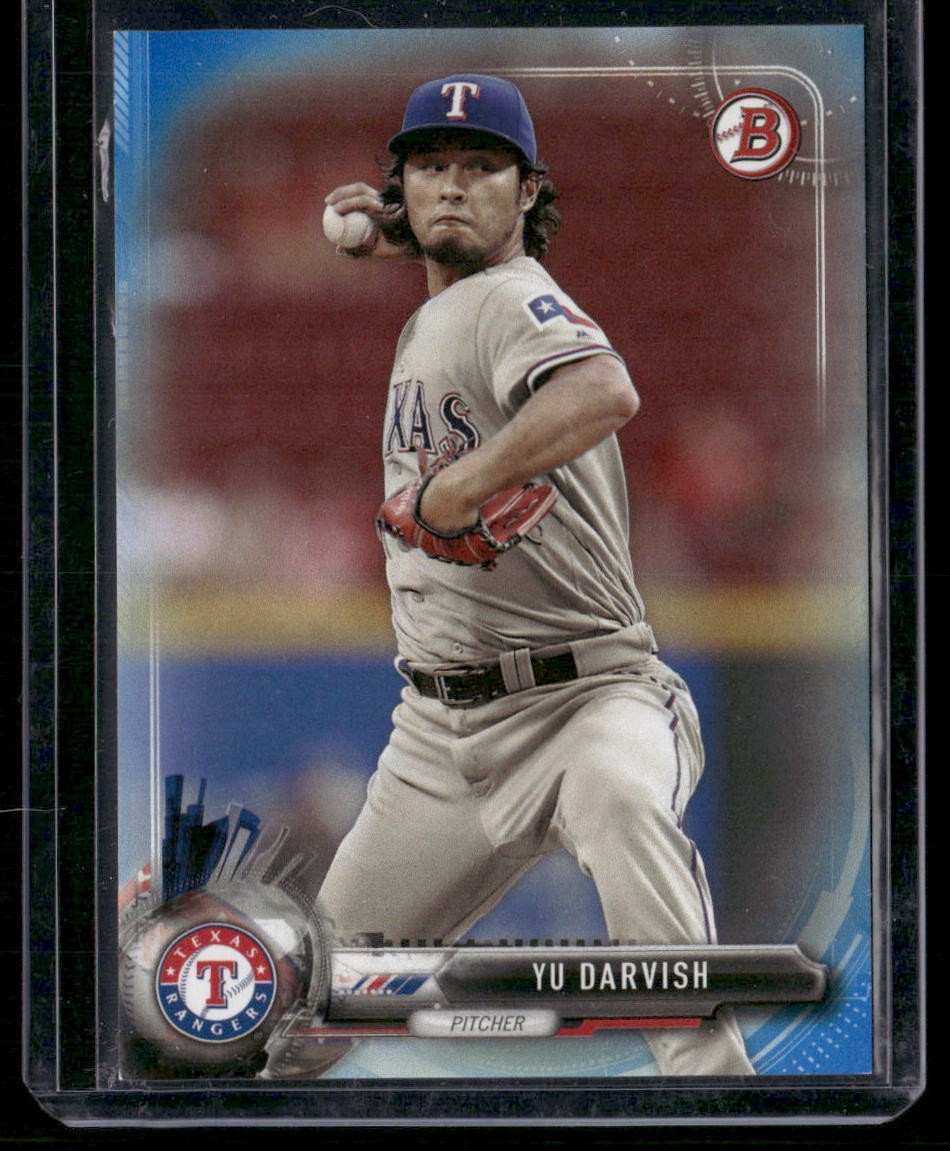 2017 Bowman #81 Yu Darvish Blue #/150