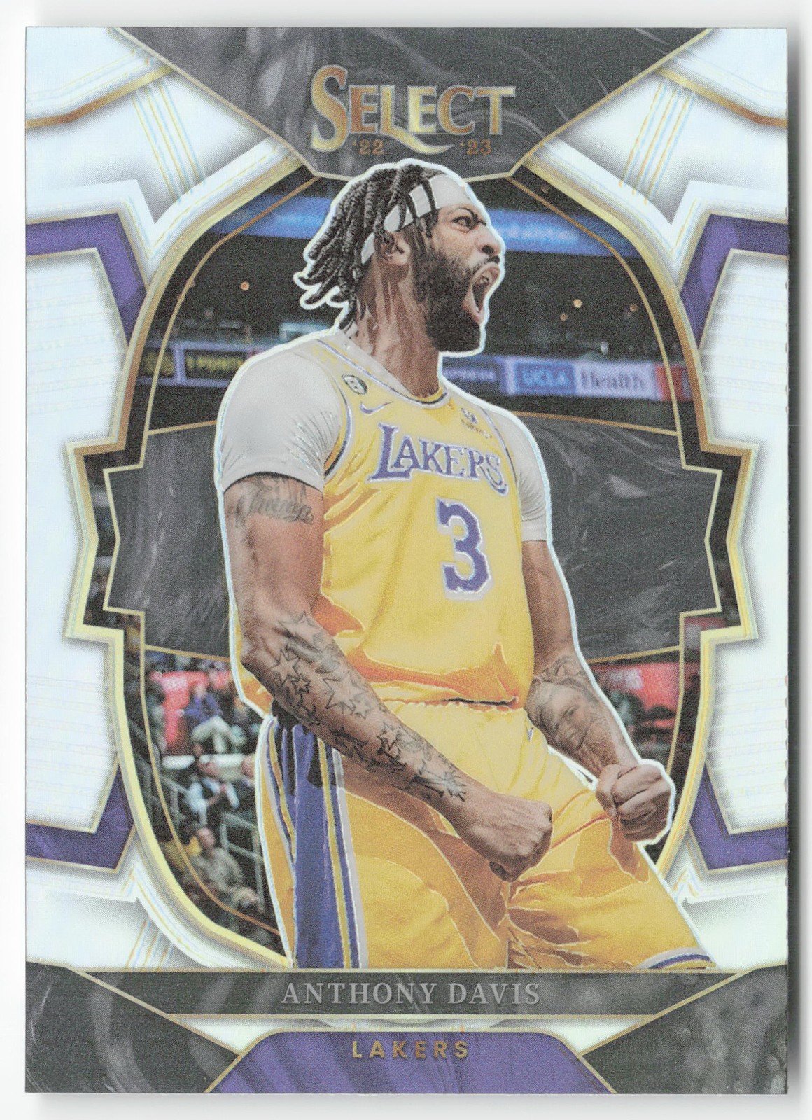2016-17 Panini Select #170 Anthony Davis Silver Prizms