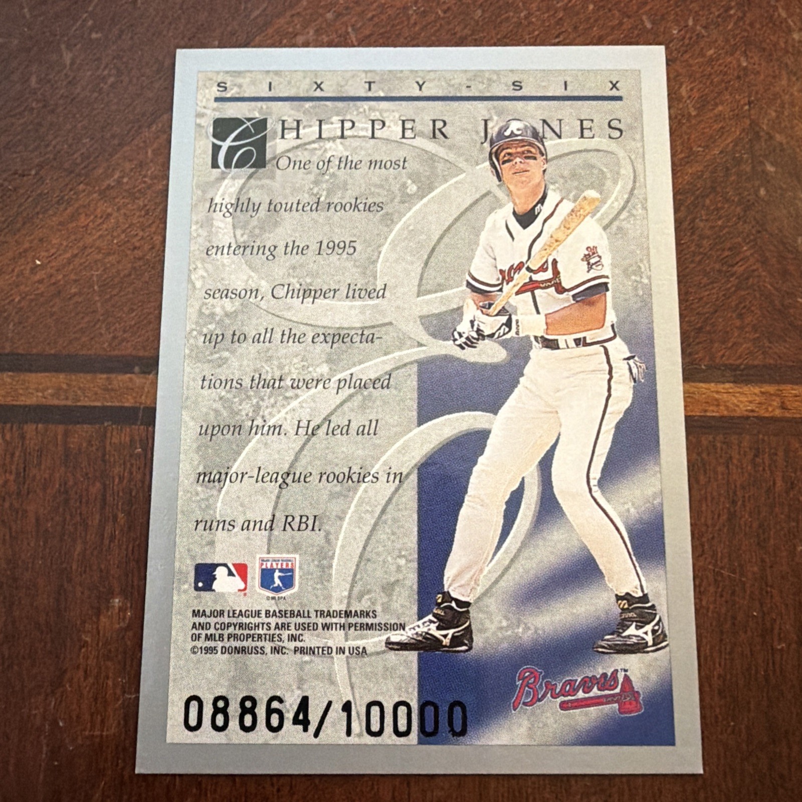 1996 Donruss – Elite Series Chipper Jones #66 /10000