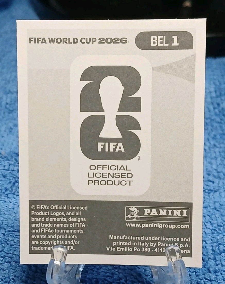 2026 Panini FIFA World Cup Sticker BEL1 Belgium 🇧🇪 Badge Team Emblem