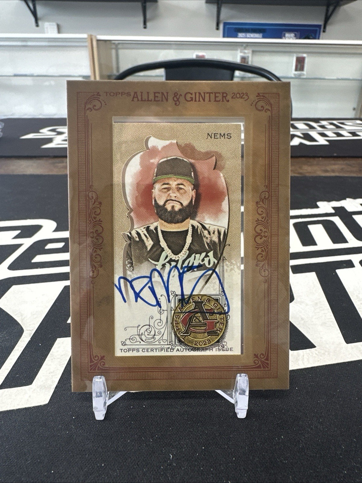 Gorilla Nems 2023 Topps Allen & Ginter Framed Mini Auto