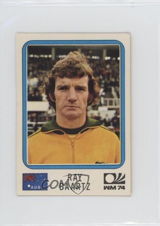 1974 Panini Figurine World Cup Munchen 74 Album Stickers Ray Baartz #112 0q3