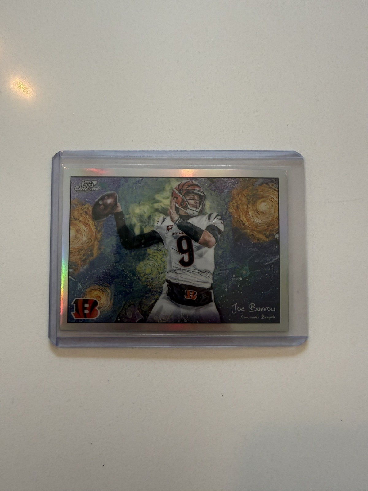 JOE BURROW 2025 TOPPS COSMIC CHROME STARS IN THE NIGHT #STN-13 BENGALS
