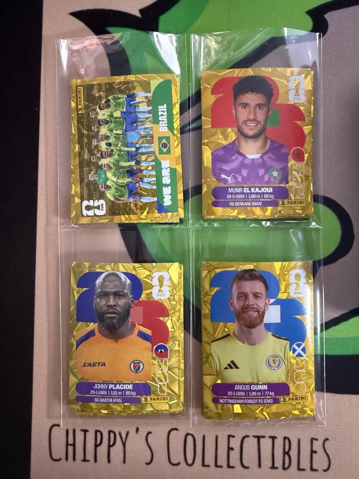 2026 PANINI Gold Crumple Online Exclusive World Cup Groups A-D