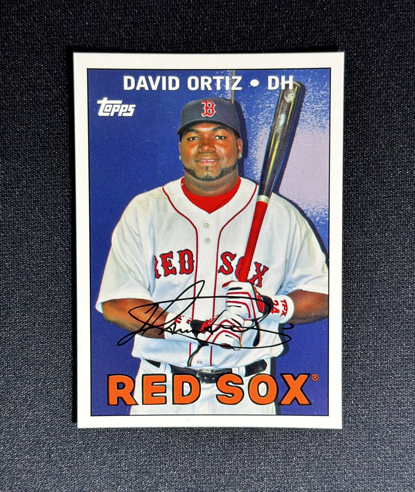 2008 Topps History David Ortiz THC42 1967 Style Baseball Card Boston Red Sox HOF