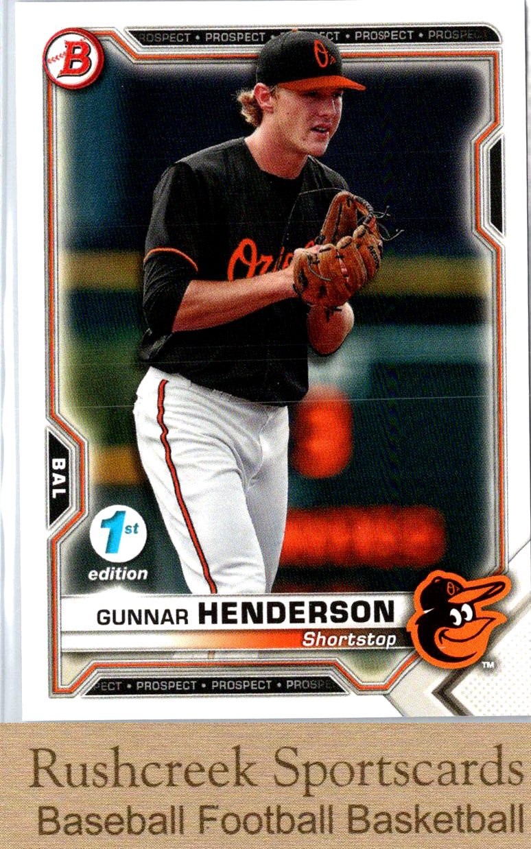 2021 Bowman 1st Edition #BFE-49 Gunnar Henderson