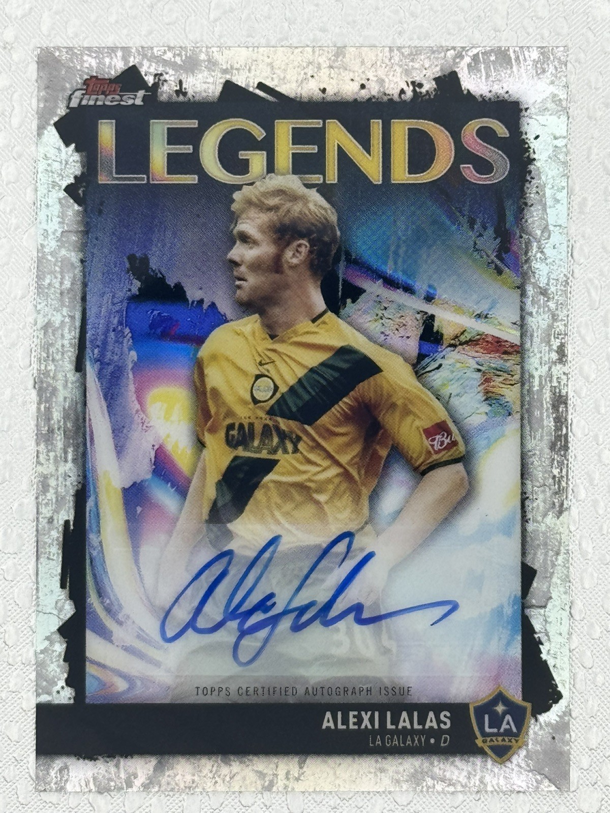 2024 Topps Finest MLS Finest Legends Auto Alexi Lalas #FLA-AL Auto