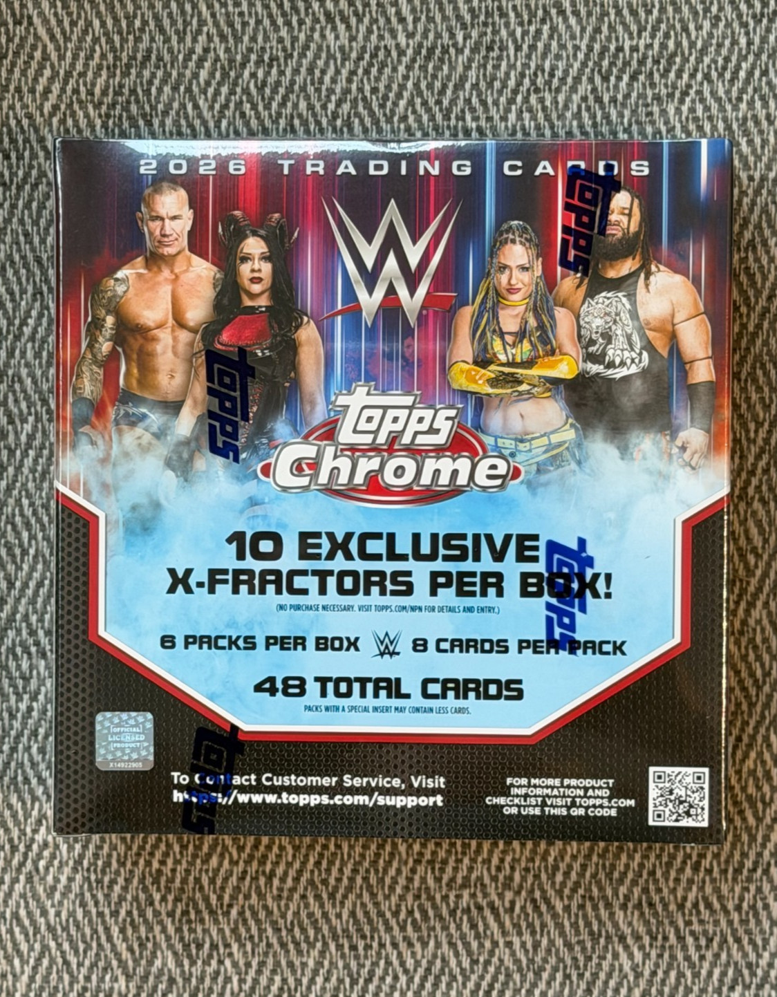 🔥2026 TOPPS CHROME WWE Wrestling MEGA BOX Factory Sealed✅️ – IN HAND🔥