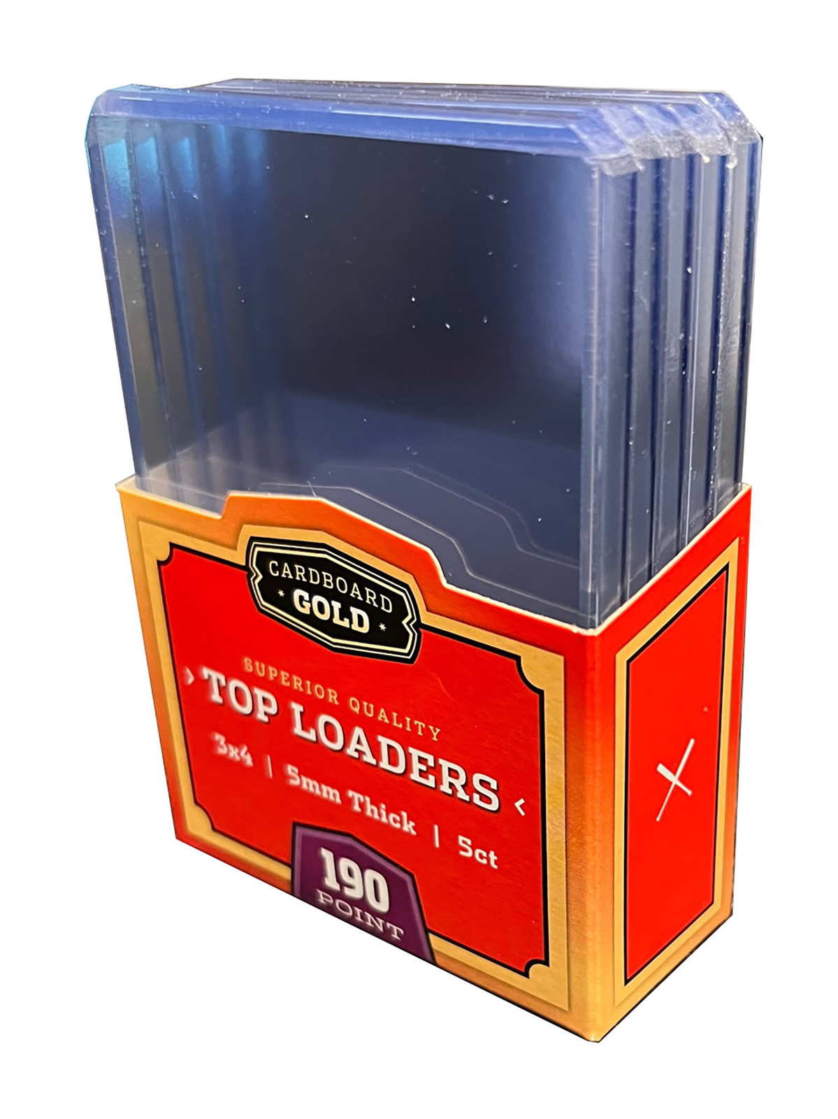 40 Ultra CBG Pro 3×4 TOP LOADERS SUPER MEMORABILIA 5mm 190pt Thick Cards Jersey