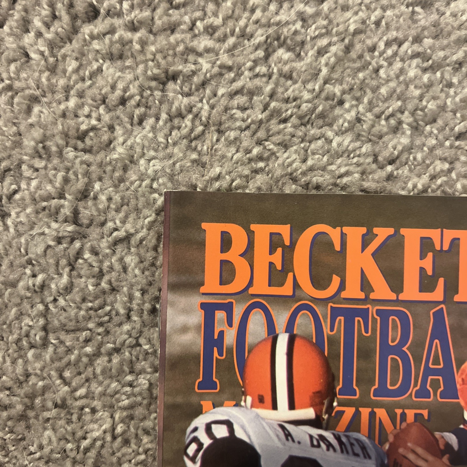 Vintage Beckett Football Card Price Guide March/April 1990 Issue #3 John Elway