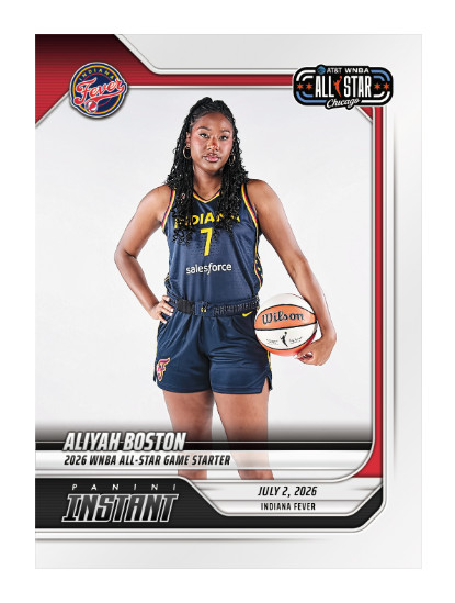 Aliyah Boston – 2026 Panini Instant WNBA #208 Indiana Fever PRESALE