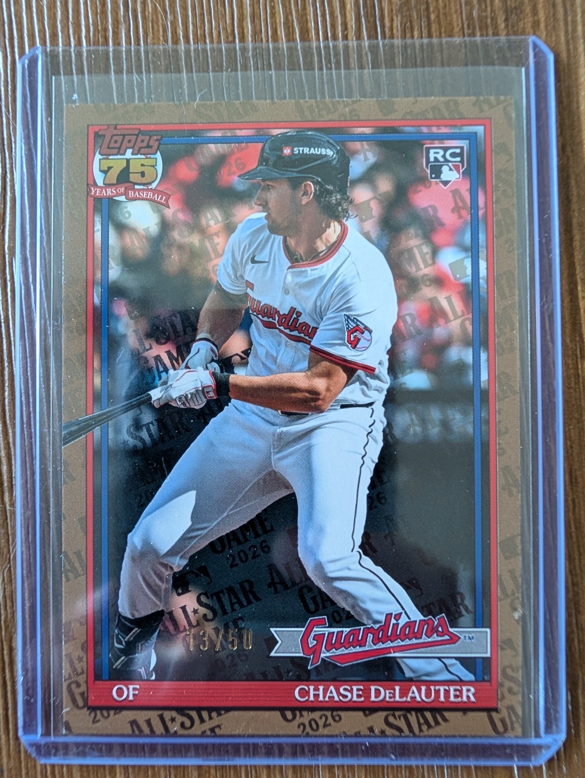 Chase DeLauter 2026 Topps Series 2 All-Star Game 1991 GOLD /50 91B2-18 SSP