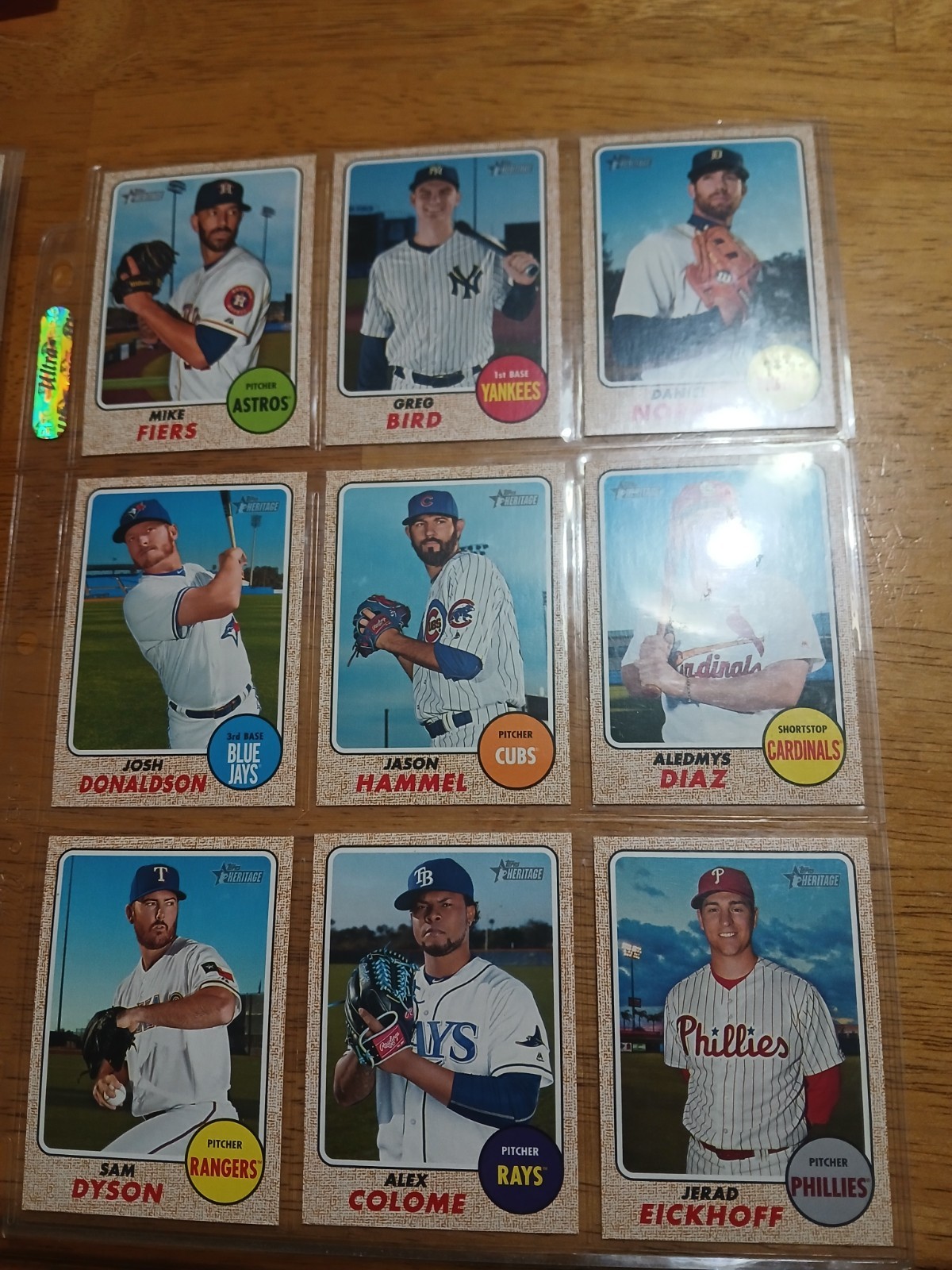 2017 Topps Heritage 91 Card SP 401-500 Lot -9 SHORTPRINT Set Trout Harper Stars