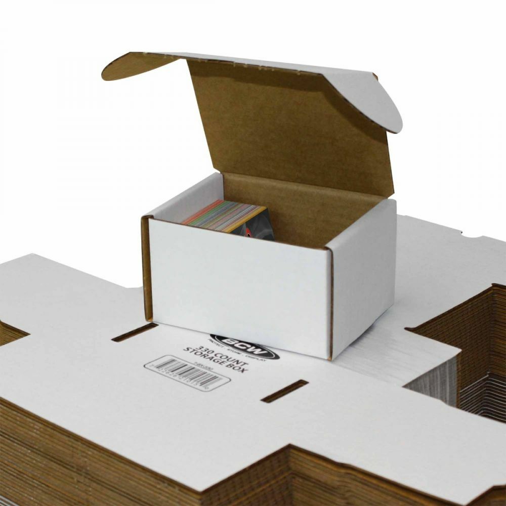 2 BCW 330 Count Card Storage Boxes