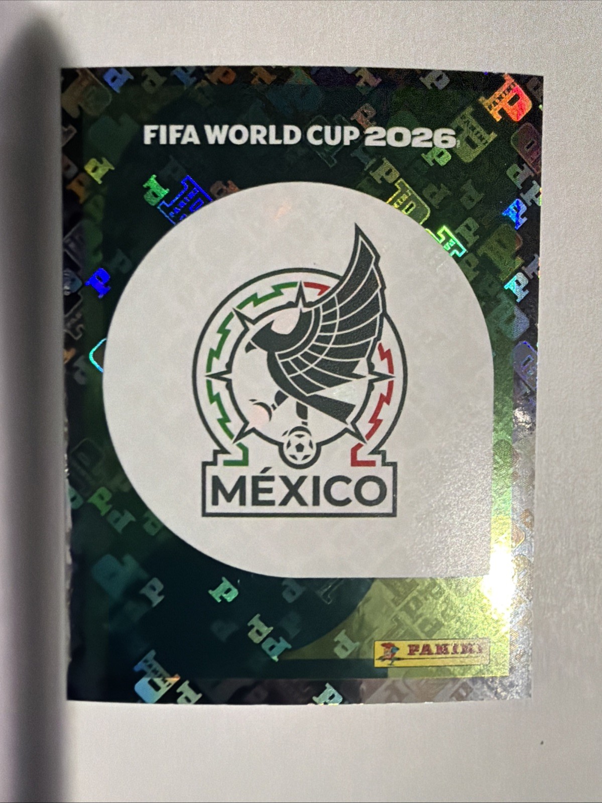 2026 Panini FIFA World Cup Mexico Badge Holographic Sticker MEX 1 – Logo