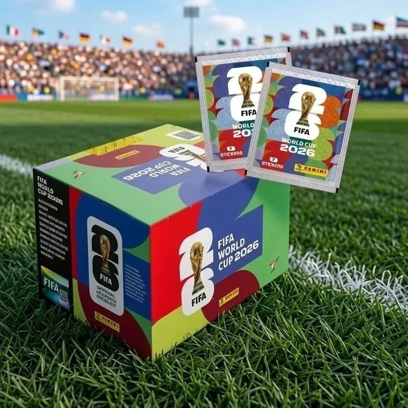Panini FIFA World Cup 2026 Stickers 50 Pack Box Sealed 350 Stickers Collection