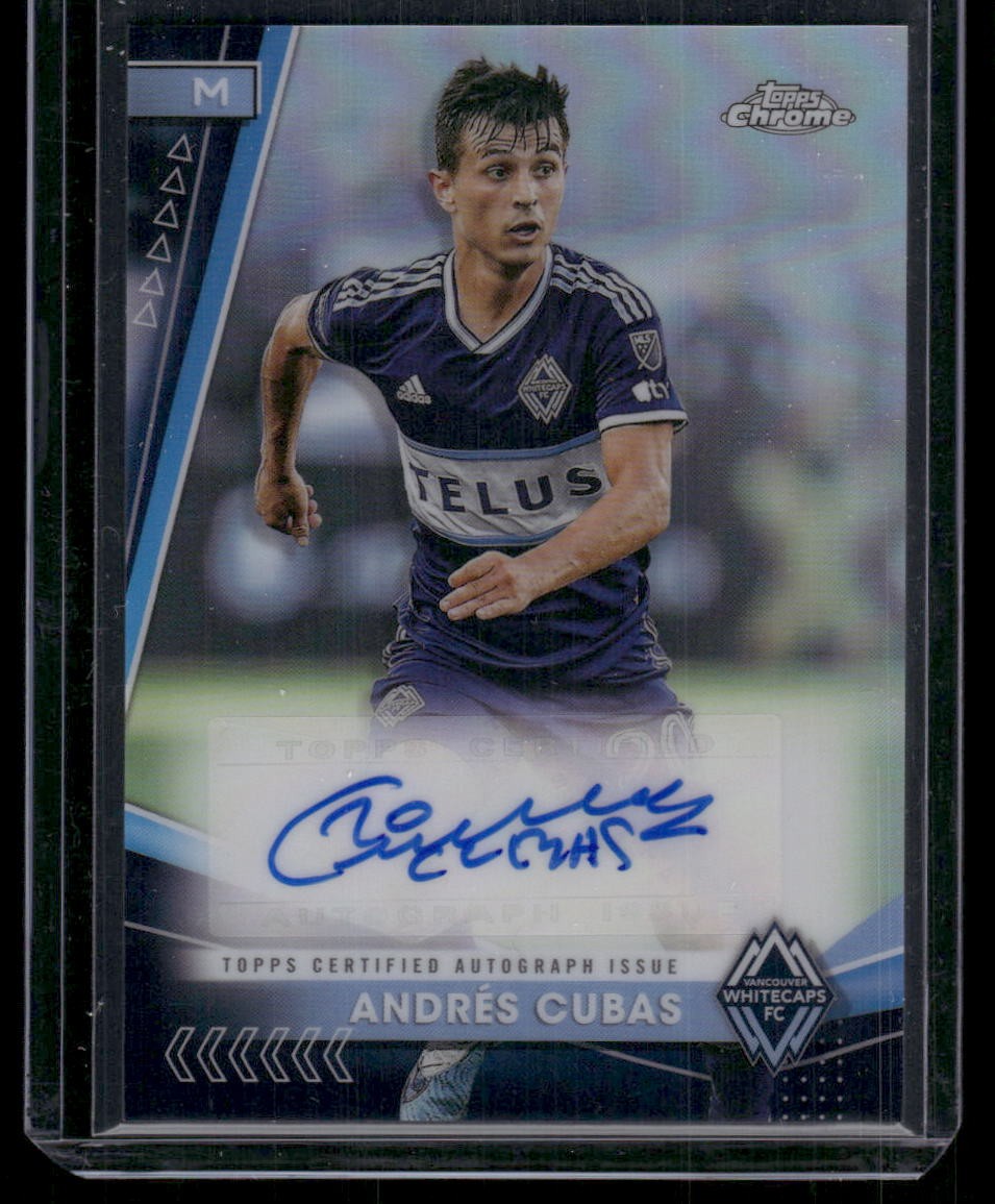 2024 Topps Chrome MLS #CA-AC Andrés Cubas Chrome Autographs
