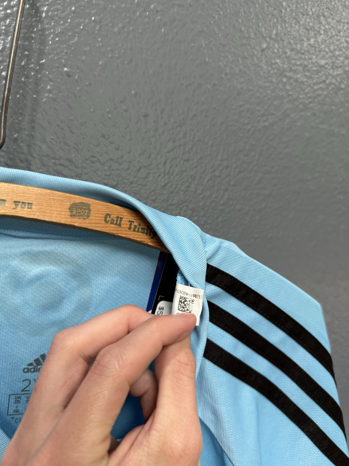 Brand New 2018 Adidas Minnesota United Soccer Blue Jersey Size 2XL Mens