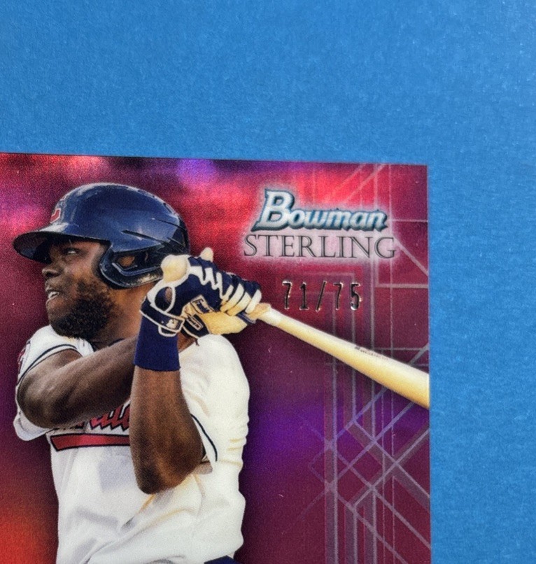 2022 Bowman Sterling Prospect Magenta Refractor #BSP53 Jhonkensy Noel #d 71/75