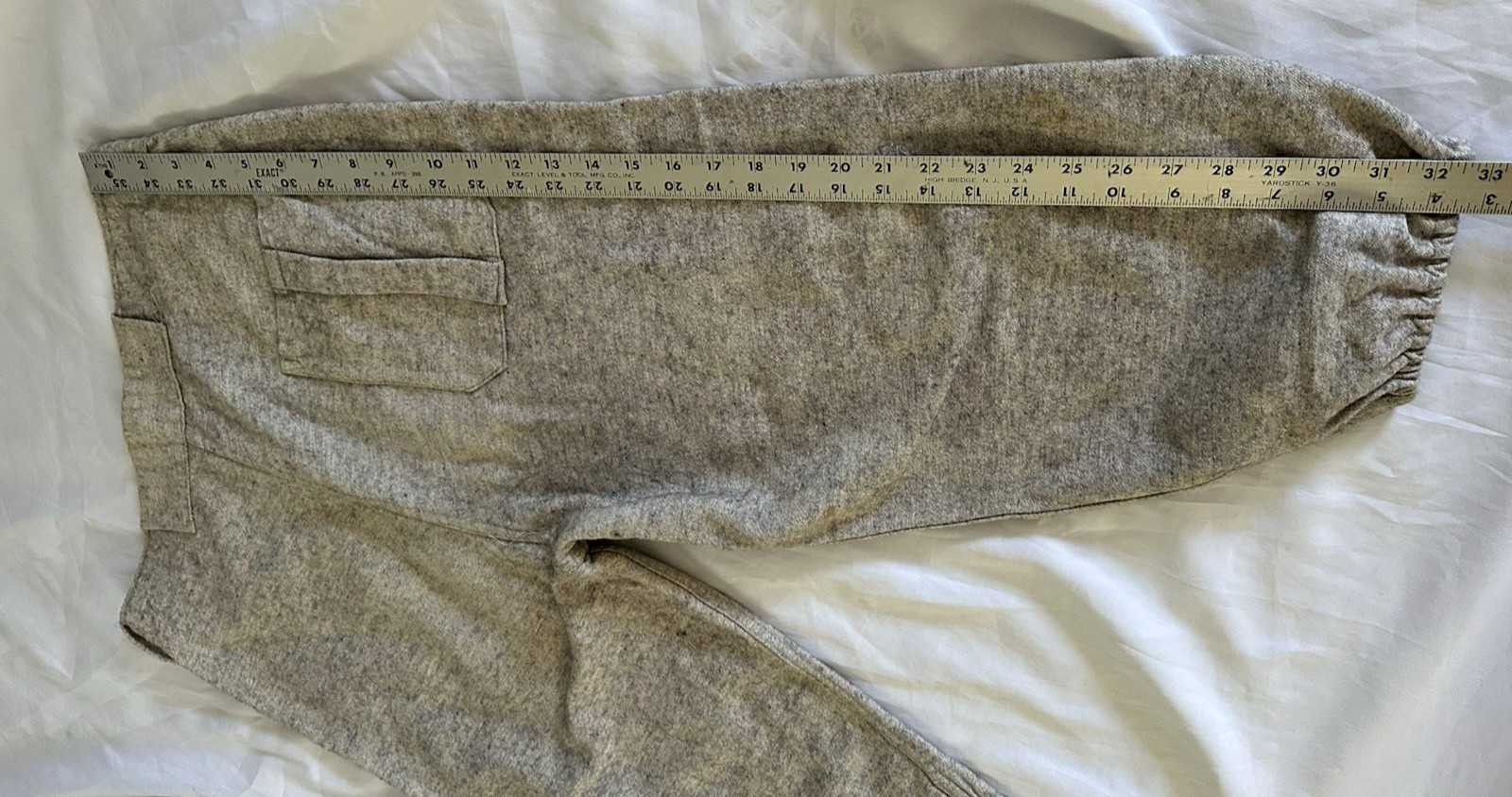 1940’s DODGERS Game Worn FLANNEL Baseball Jersey & Pants HACKETT MOTOR SALES