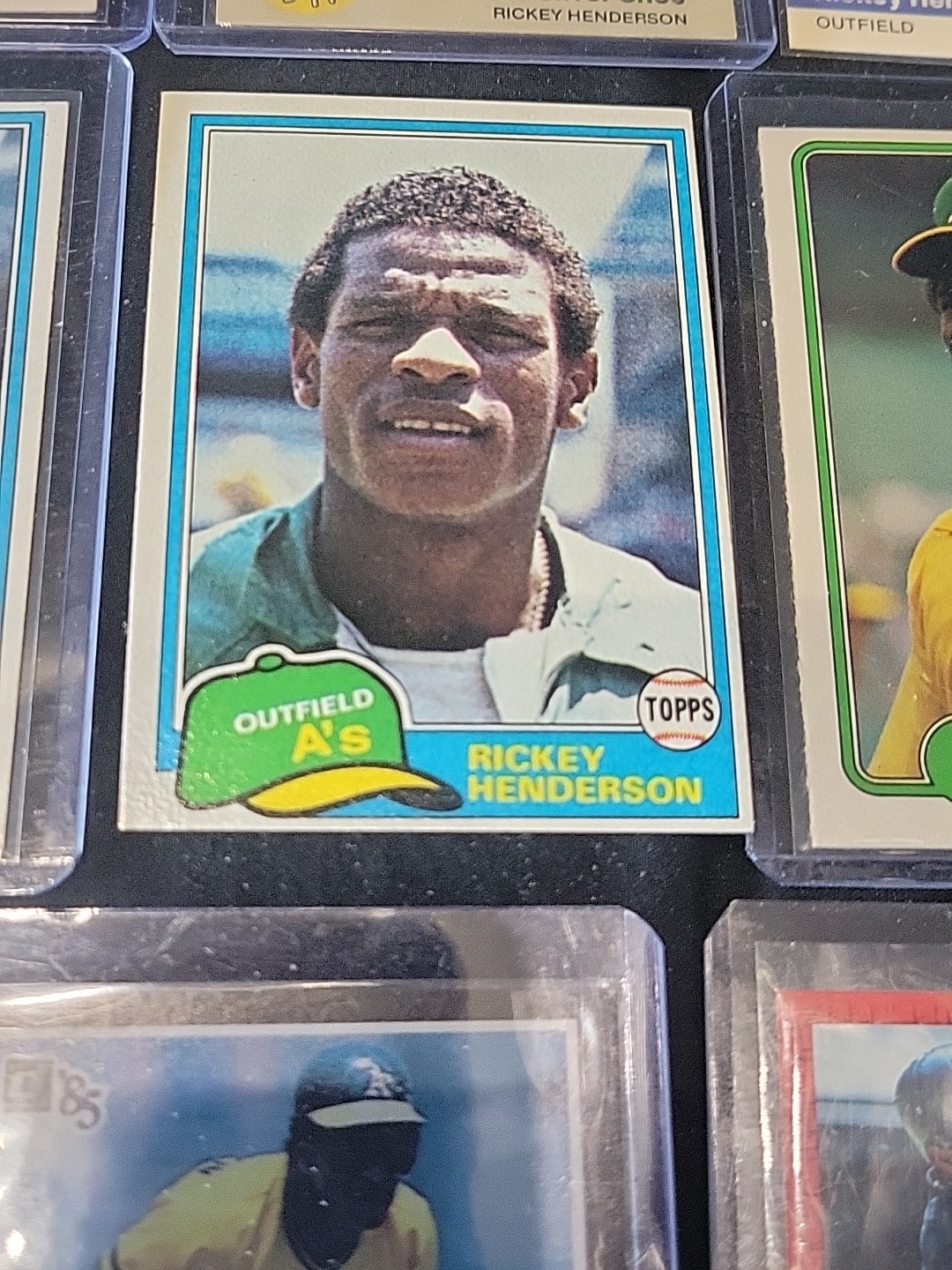 ⚾️Lot Of (14) Rickey Henderson From 1981-1994 Oakland A’s No dings or Creases⚾️