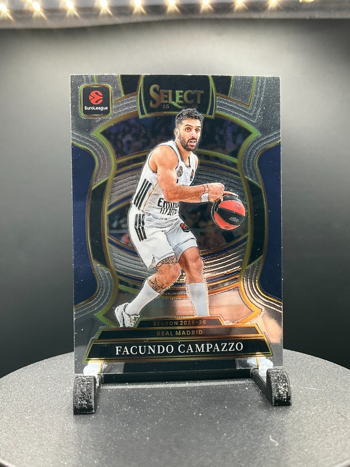 2025-26 Panini Select EuroLeague #69 Facundo Campazzo, Real Madrid