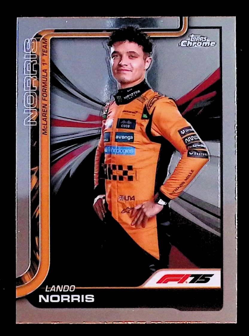 Lando Norris 2025 Topps Chrome Formula 1 #5 McLaren F1