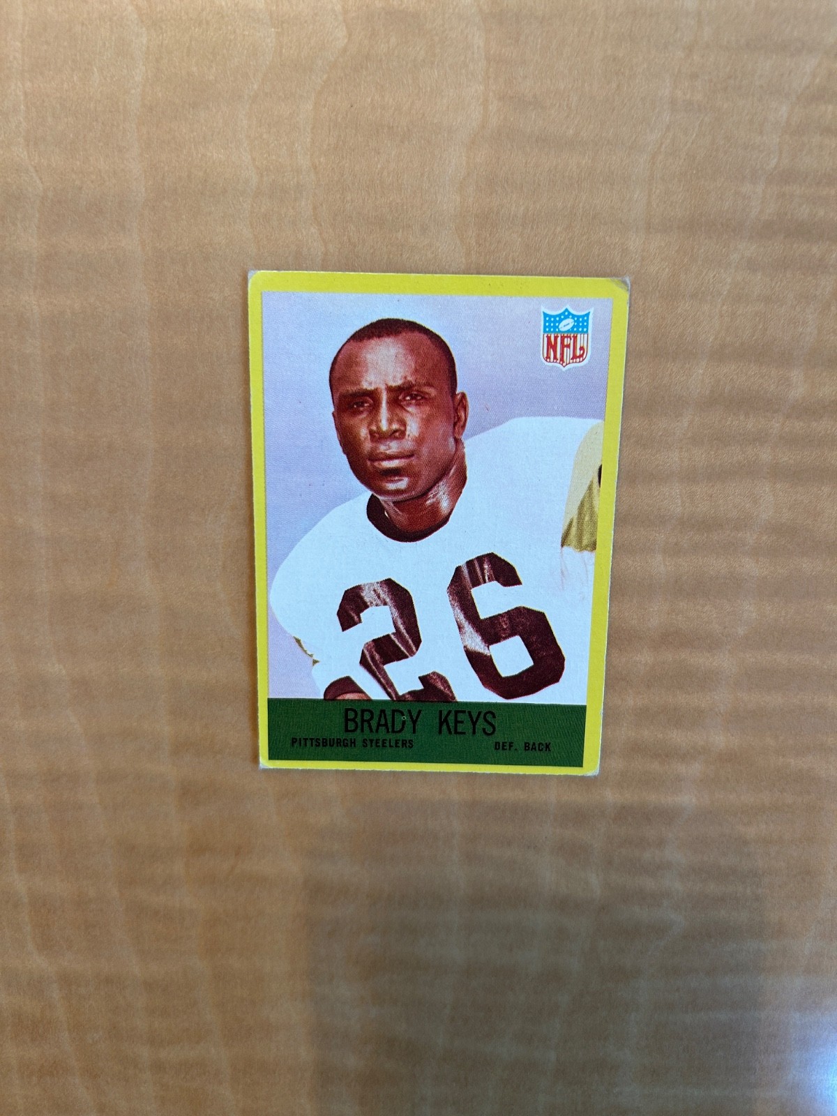 1967 PHILADELPHIA FOOTBALL #153 BRADY KEYS!! $1 SHIPPING!!