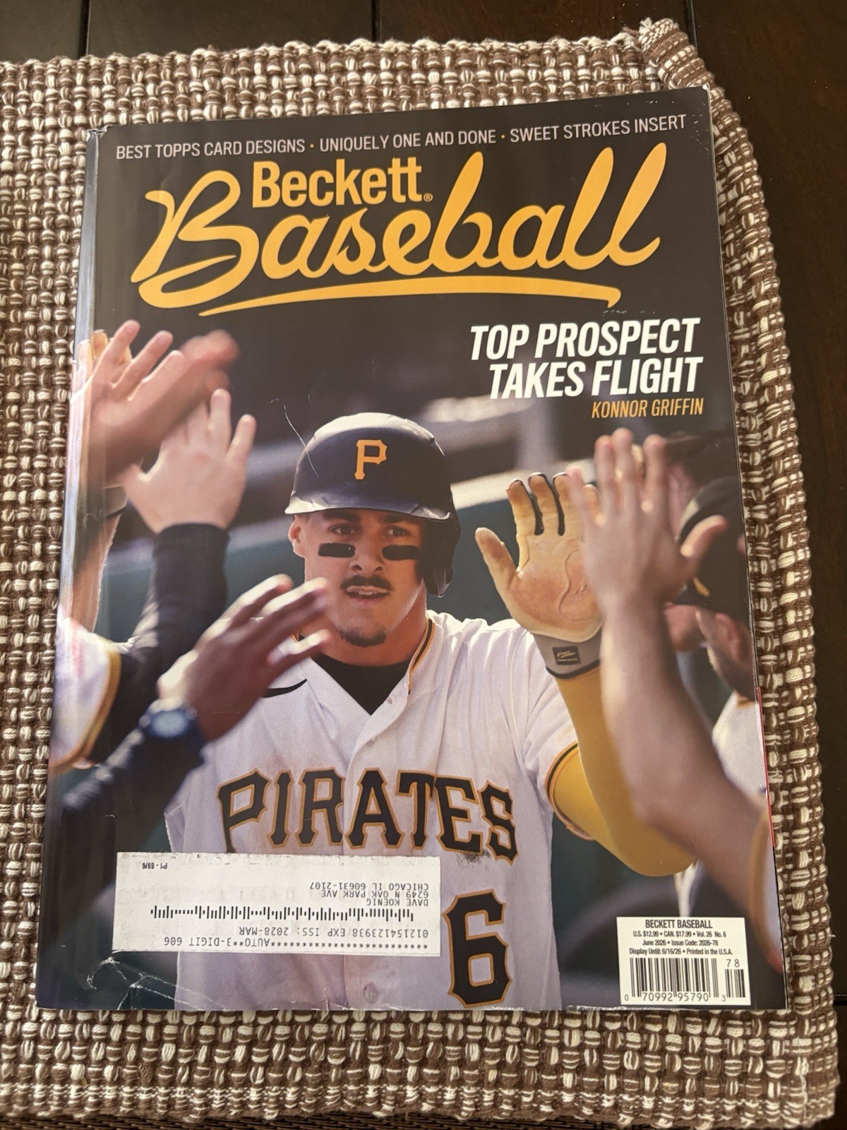 Beckett Baseball Price Guide Magazine June 2026 – Konnor Griffin
