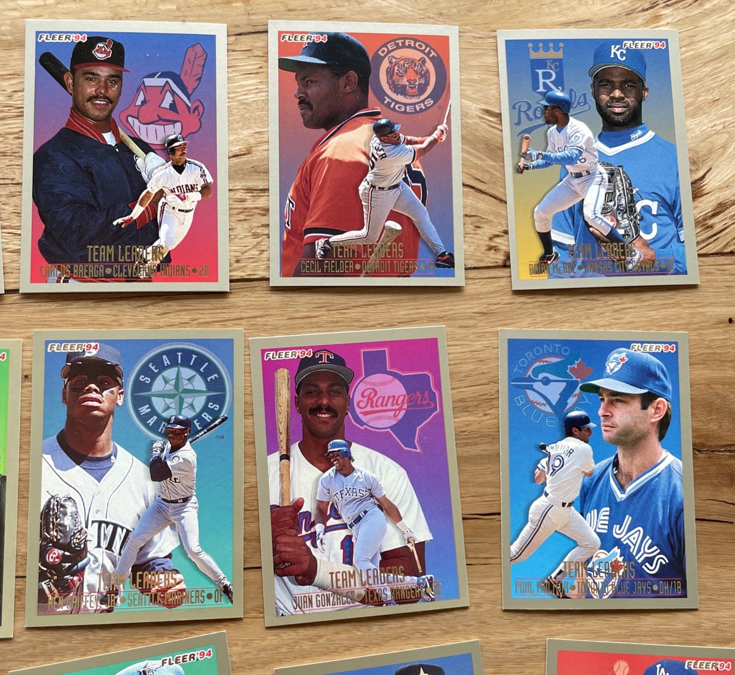 1994 FLEER TEAM LEADERS Complete Your Set! You Pick! INSERTS Choose to Finish