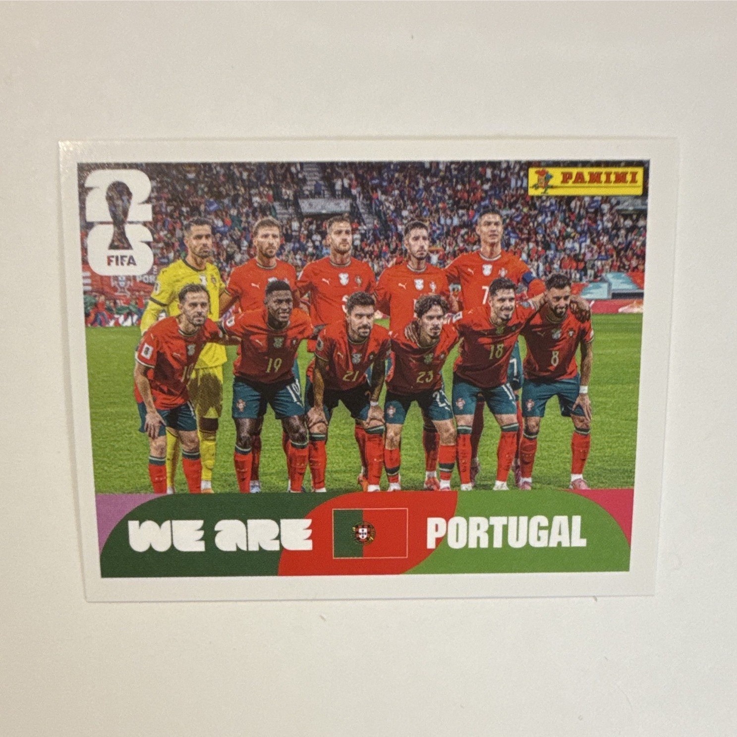 Panini FIFA World Cup 2026 Portugal POR 13 We Are Portugal Team Picture Sticker