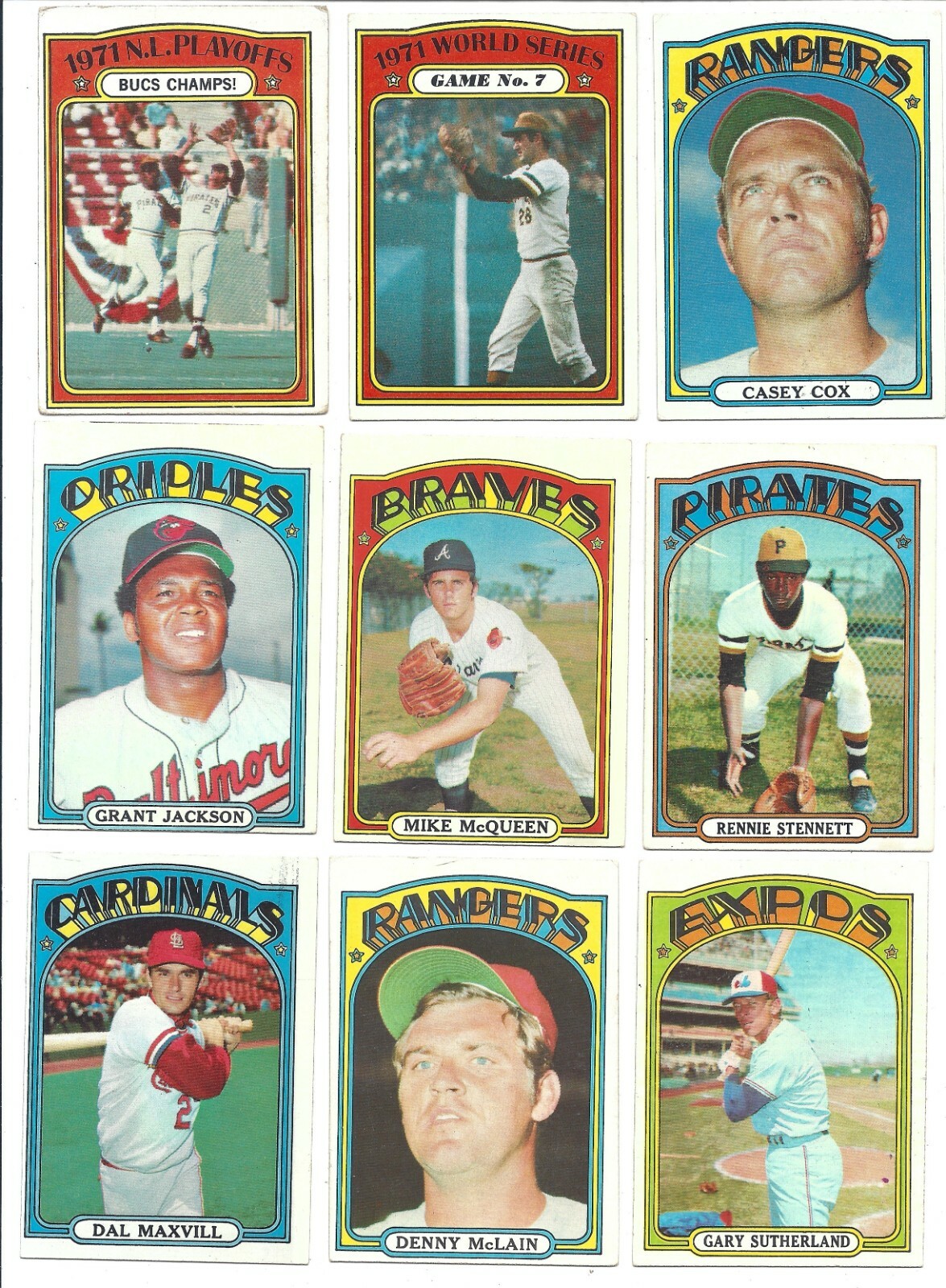 1972 Topps Baseball Cards ⚾ Pick A Player You Choose Finish Your Set VG Aaron