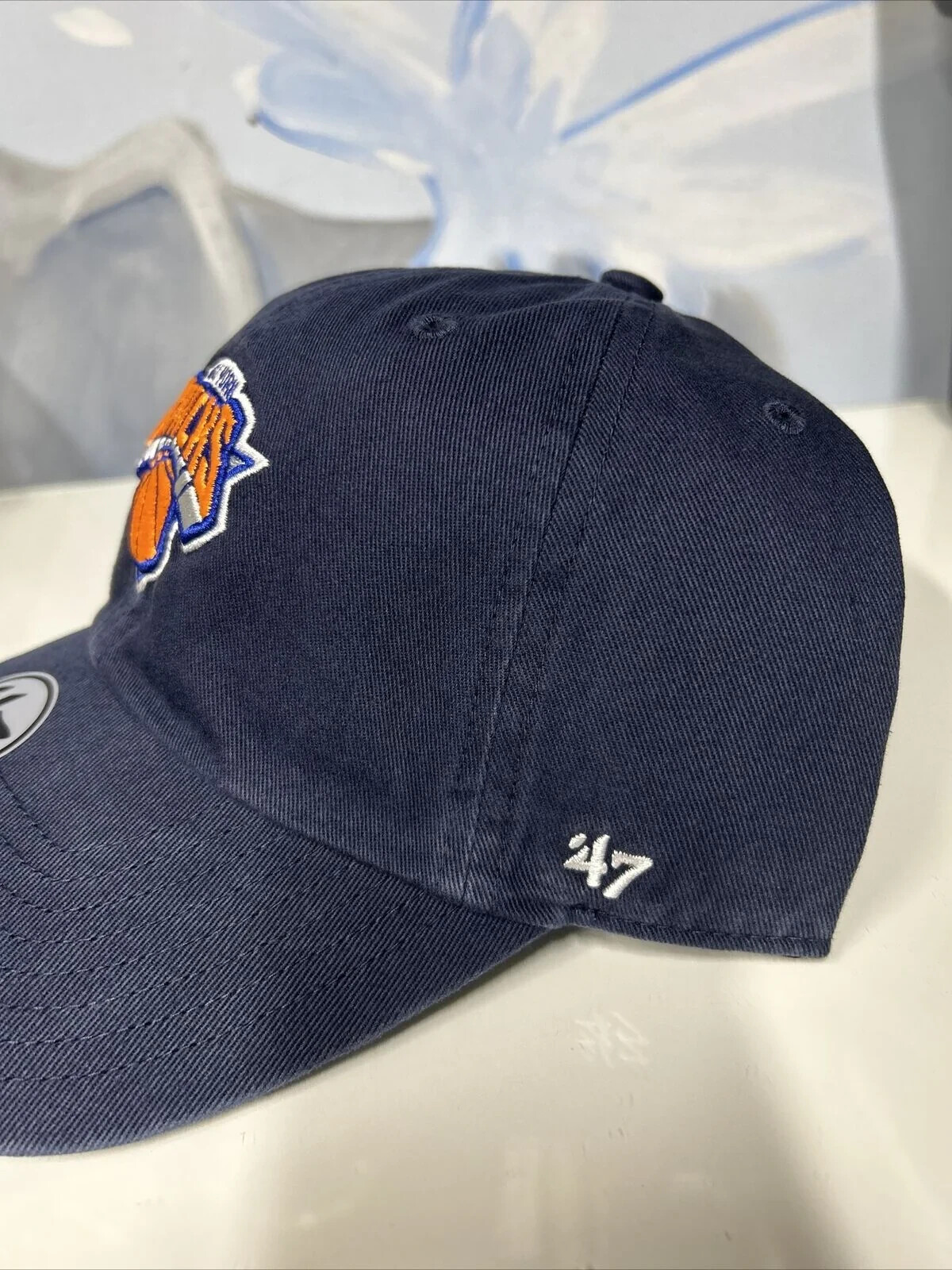 New York Knicks ’47 Brand Navy Blue Clean Up Adjustable Dad Hat